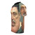 Oversized chin portrait of a man's face, funny viral meme design - men left
