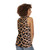 Cheetah Print Unisex Tank Top - women back