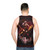 Vintage Taarna Unisex Tank Top with Sci-Fi Fantasy Warrior Sorceress Design - men back