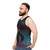 Unisex Tank Top with Graphic Design - men side