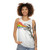 Dinosaur rainbow watercolor unisex tank top - women