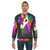Retro unicorn sweatshirt with rainbow design - men