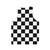 Checkerboard 10x10 Unisex Tank Top with Geometric Pattern - Back