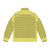 Puffer jacket with the entire Bee Movie script printed on it, featuring a focus on the Bee Movie title. - Back