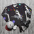 Cosmic Unicorn Riding Narwhal in Space Sweatshirt - flat lay