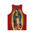Our Lady of Guadalupe Tilma Replica Unisex Tank Top - Back