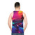 Synthwave Midnight Outrun Unisex Tank Top - men back