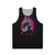 Retro Synthwave Rabbit Guitarist Unisex Tank Top