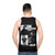 Charlotte De Witte Black and White Unisex Tank Top - men back