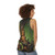 Unisex tank top with charging and nature-inspired design - women back