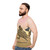 Unisex tank top featuring Australian animals charging into battle - men side