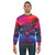 Retro synthwave outrun sweatshirt - men
