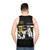 Swordfishtrombones unisex tank top with tom waits album artwork - men back