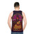 Unisex tank top featuring an anatomical design of internal organs - men back