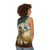 Chani from Dune 2020 movie art on a unisex tank top - women back