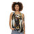 Unisex tank top with Marilyn Monroe and music band design - women