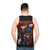 Swat Kats cartoon character unisex tank top - men back