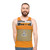 Orange amplifier unisex tank top - men