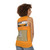 Orange amplifier unisex tank top - women back