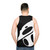 Hollow Knight Quirrel Mask Unisex Minimalist Tank Top - men back