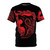 Fierce Berserker Rage graphic design on a black and red t-shirt with a Viking-inspired angry bear motif.