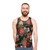 Screaming opossum floral print unisex tank top - men