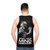 Unisex "Open Your Mind" tank top inspired by 90s sci-fi movies - men back