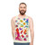 Pastel cephalopod unisex tank top - men