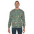 Swedish Folk Cats Sweatshirt with Colorful Kawaii Cat Design - men