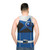 Ookamiblue Unisex Superhero Space Wolf Tank Top - men back