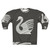 Legendary swan sweatshirt with abstract animal design