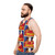 Ooh Aah Unisex Tank Top with 90s European Pop Style - men side