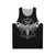 Surreal death moth unisex tank top