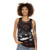 Oni Japanese Demon Unisex Tank Top with Skull Sakura Design - women