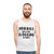 Unisex tank top with "Hobbies Include Vlogging And Napping" design - men