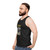 Unisex tank top for hobbies like sleeping and playing piano - men side