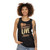 Indie rock live music musician band unisex tank top - women