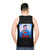 Superhero Eating Tacos Unisex Graphic Tank Top - men back