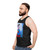 Superhero Eating Tacos Unisex Graphic Tank Top - men side