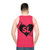 Superluv unisex superhero tank top for LGBT pride - men back