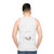 Relatable napping tank top design - men back