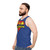 Superhero Cat Unisex Cotton Tank Top - men side
