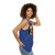 Superhero Cat Unisex Cotton Tank Top - women side