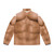 Muscular Shirtless Man Wearing Puffer Jacket - Back