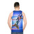 Unisex superhero tank top - men back