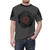 Vintage-inspired urban grunge t-shirt with vinyl record graphic design - men front