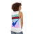 Superhero Unisex Tank Top - women back