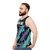 HKS Super Oil Retro Livery Unisex Tank Top - men side