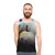 Cat Victory Unisex Tank Top with Graphic Design - men