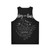 Unisex tank top with universe and astrophysics design - Back